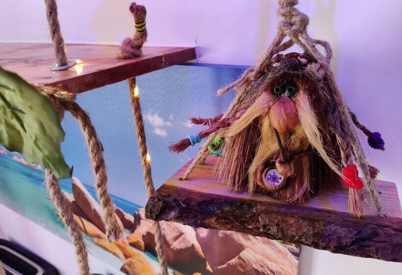 تختخواب و صبحانه Wonder Room Paraiso Magico Habitacion