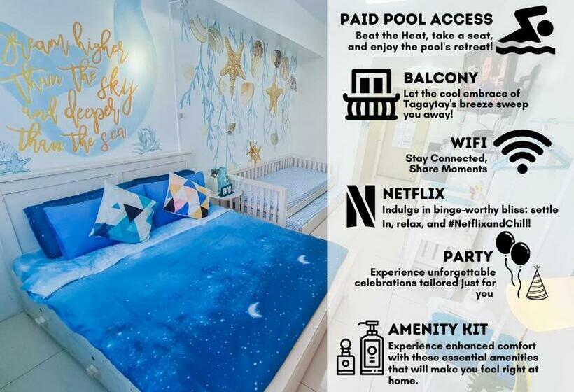 Smdc Wind Residences, Unli Wifi And Netflix With Balcony