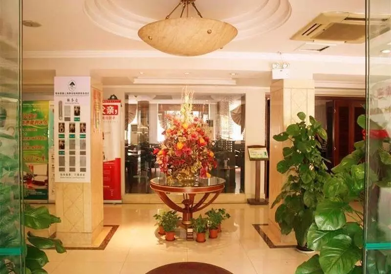 Otel Greentree Inn Shanghai Jingan Railway Station Xinzha Road Business