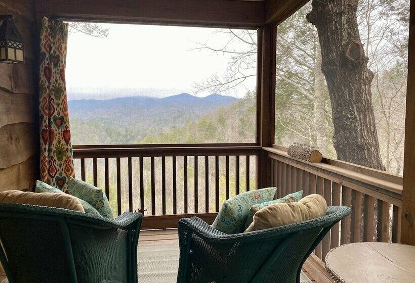 Woodwinds  Custom Cabin, Sunset Views, Hot Tub, Indoor & Outdoor Fireplaces, Pet Friendly By Redawni