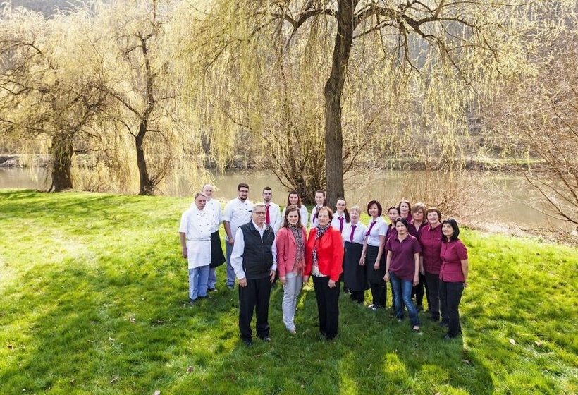 ペンション Die Krone Am Fluss   Landhotel Sindringen