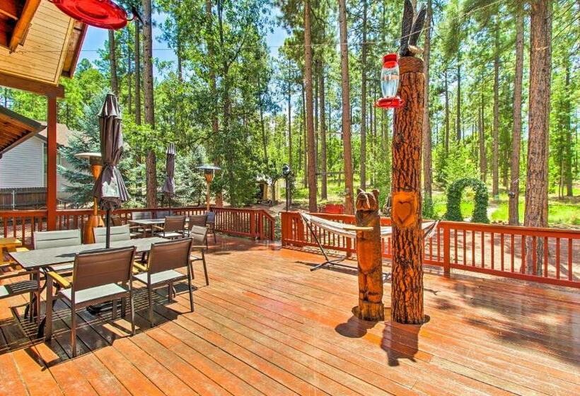 Hot Tub And Game Room All Season Pinetop Cabin