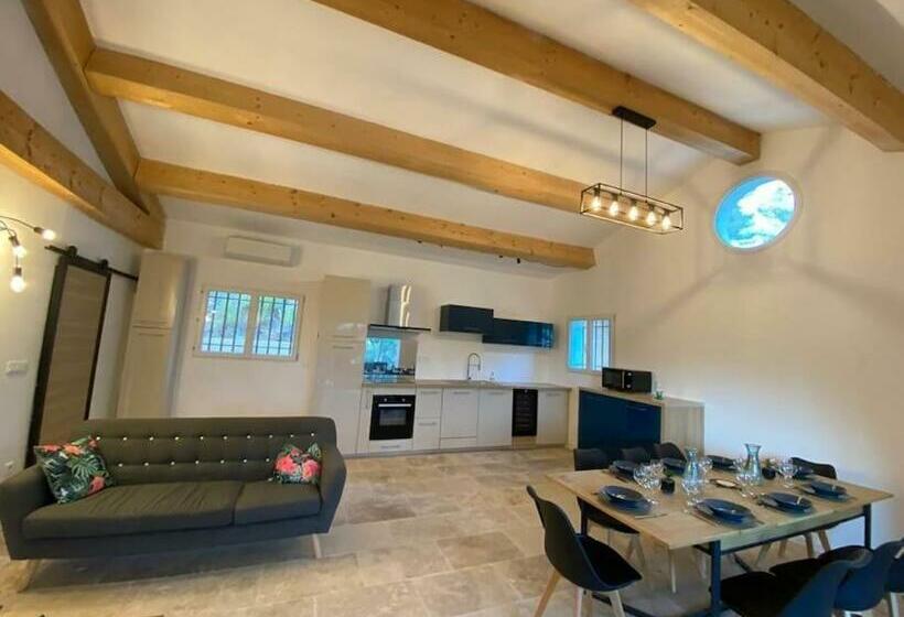 Villa Cigalons En Pleine Pinède Avec Piscine Chauffée De Mai à Septembre