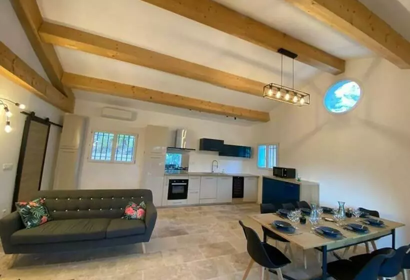 Villa Cigalons En Pleine Pinède Avec Piscine Chauffée De Mai à Septembre