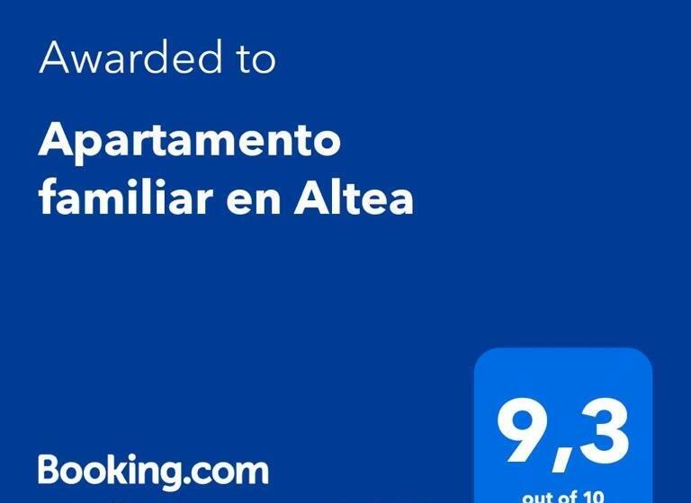 Apartamento Familiar En Altea