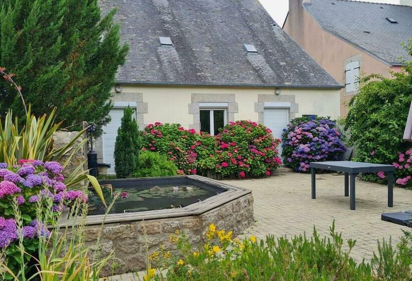 Grande Maison Dans Le Bourg De Nevez + Jardin
