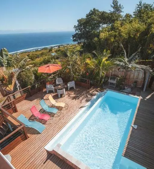 Villa Sunset St Leu, Avec Sa Vue Plongeante Sur La Mer
