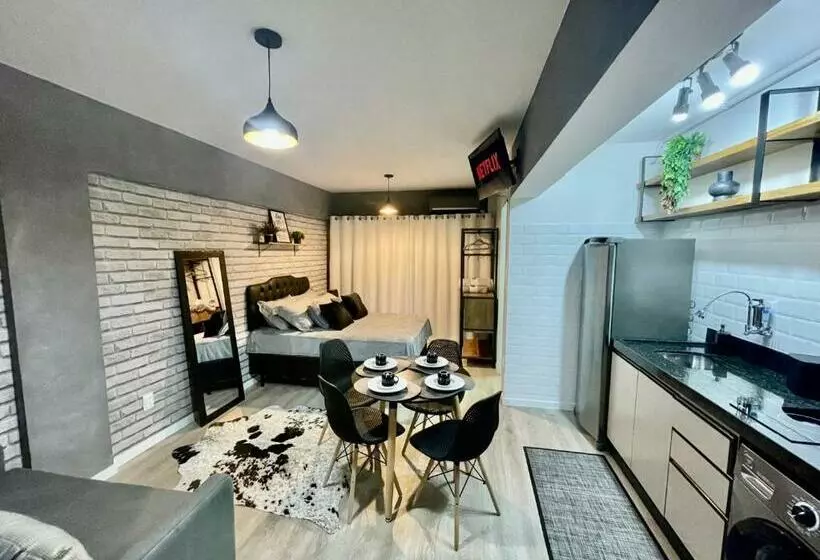 Loft Studio 308 No Kobrasol à 7km De Floripa