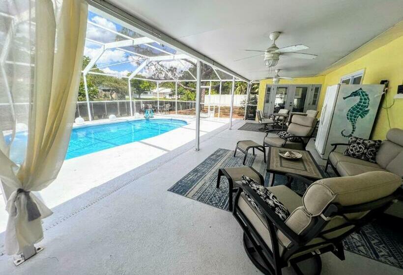 Pond Side Art Home With Private Pool And Patio Dogs Welcome