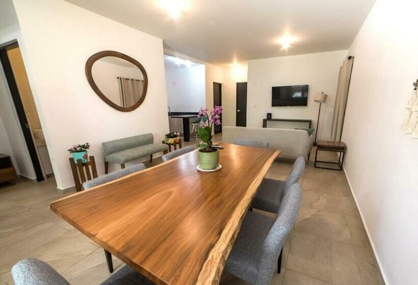 Cancun Airport Condo Hotel Apartment With Pool And Security