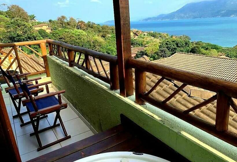 Bangalô Duplex, Vista Para O Mar, Yacamim, Praia Do Curral, Ilhabela