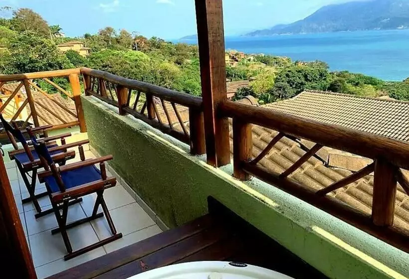 Bangalô Duplex, Vista Para O Mar, Yacamim, Praia Do Curral, Ilhabela