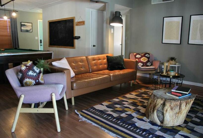 El Chuco Home W Pool, Pool Table,15 Min Downtown