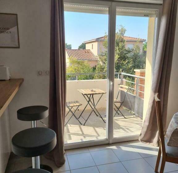 Appartement Proche Meett, Aéroport Blagnac, Airbus
