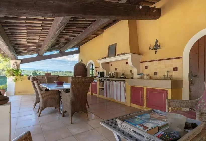 Provencal In A Height Overlooking Greenery