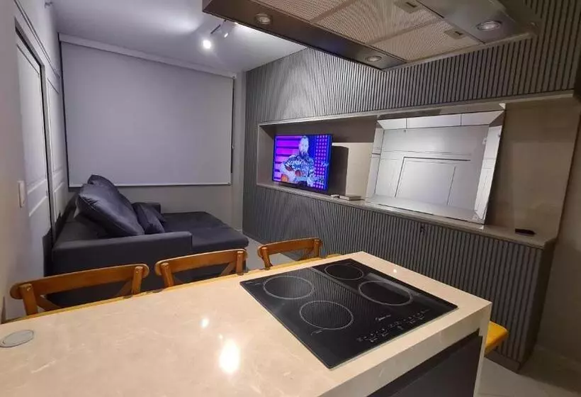 ホテル Condomínio Barretos Thermas Park   Flat Parque Do Peão