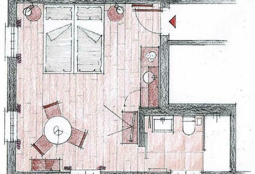 Отель Gästehaus Am Schlossplatz, Z. 1