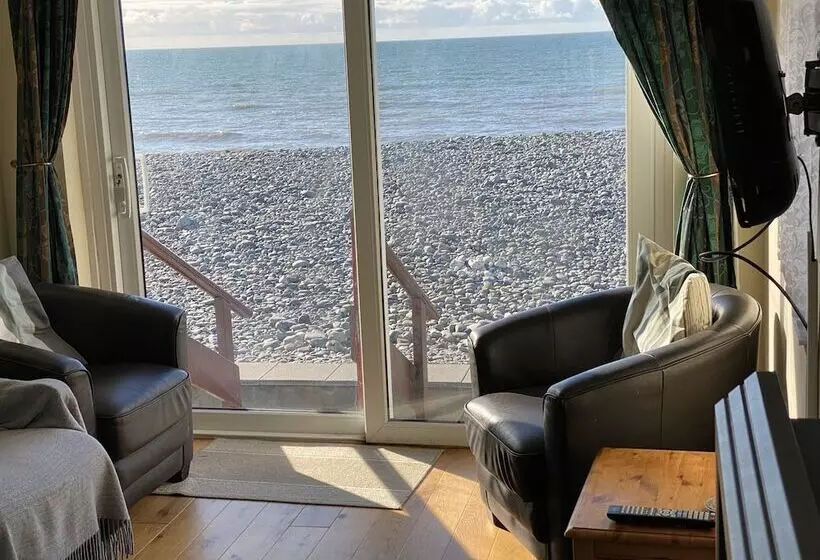 Borth Family House On The Beach Sleeps 7