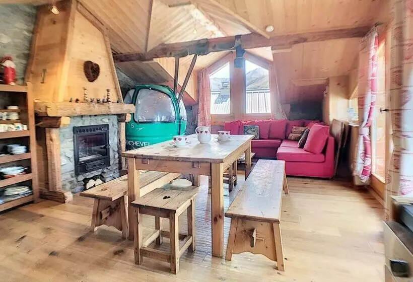 Chalet En Bois, 4 Chambres, Wifi, Skis, Parking Proche, 8 Pers   Fr 1 344 791