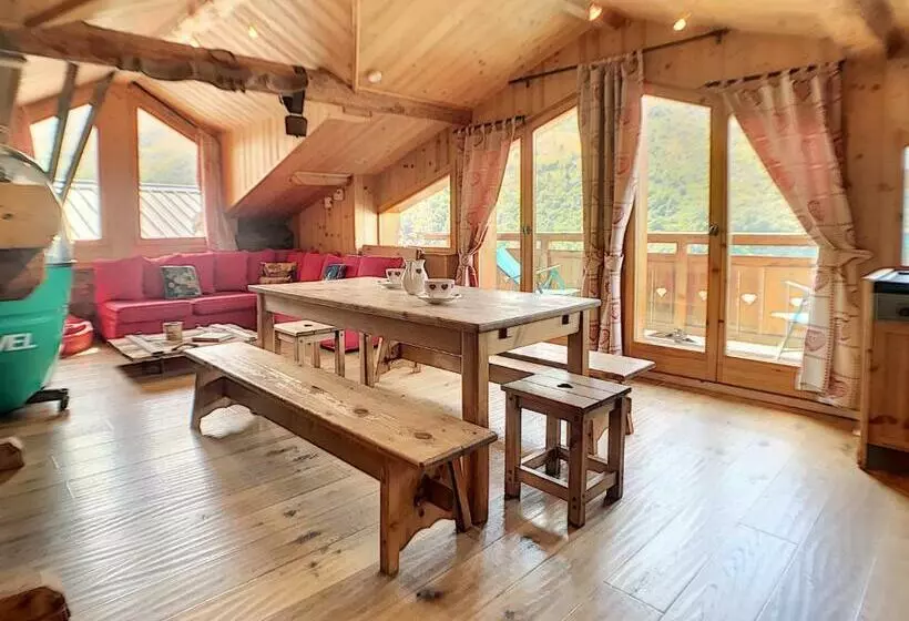 Chalet En Bois, 4 Chambres, Wifi, Skis, Parking Proche, 8 Pers   Fr 1 344 791