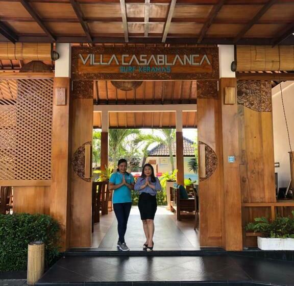 בית מלון כפרי Villa Casablanca Surf Keramas