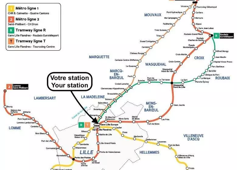 Europe/flandres Stations Apartment With Balcony!