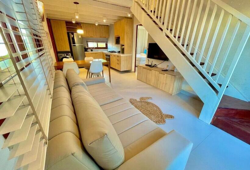 Ap. Estrela Do Mar Pé Na Areia Com Vista Para O Mar E Piscina