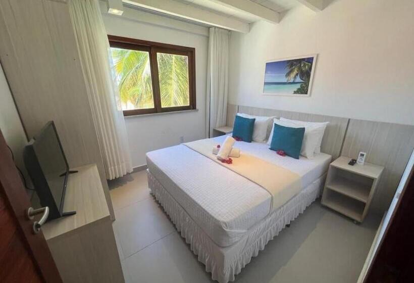 Ap. Estrela Do Mar Pé Na Areia Com Vista Para O Mar E Piscina