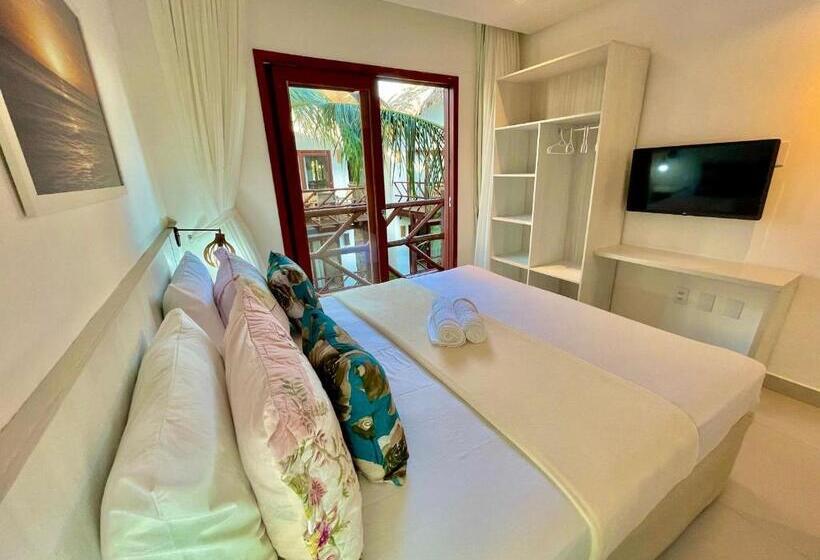 Ap. Estrela Do Mar Pé Na Areia Com Vista Para O Mar E Piscina