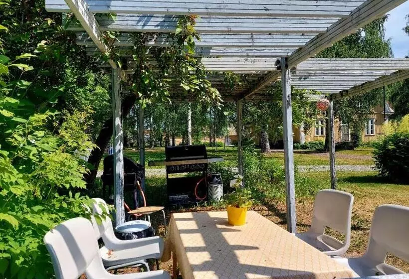 Nostalgista Majoittumista Taiteilijatalo Taideniityn Auringossa Tai Niityssä