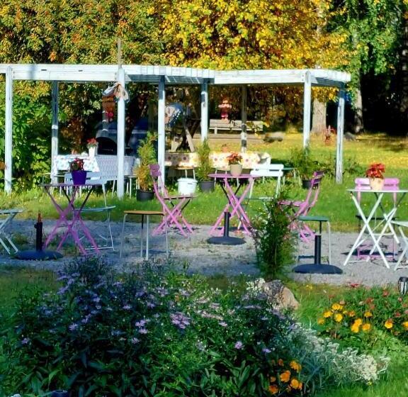 Nostalgista Majoittumista Taiteilijatalo Taideniityn Auringossa Tai Niityssä