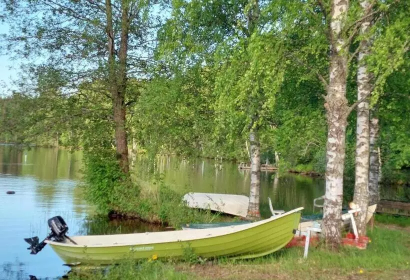 Nostalgista Majoittumista Taiteilijatalo Taideniityn Auringossa Tai Niityssä