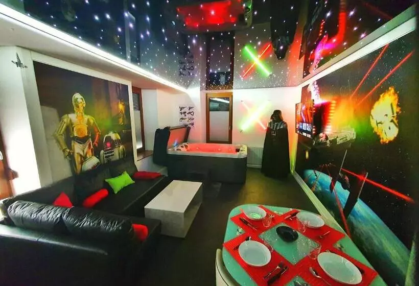 Galaxy Spa 4 Pers Jacuzzi Insolite Parking Jardin Clim Colmar