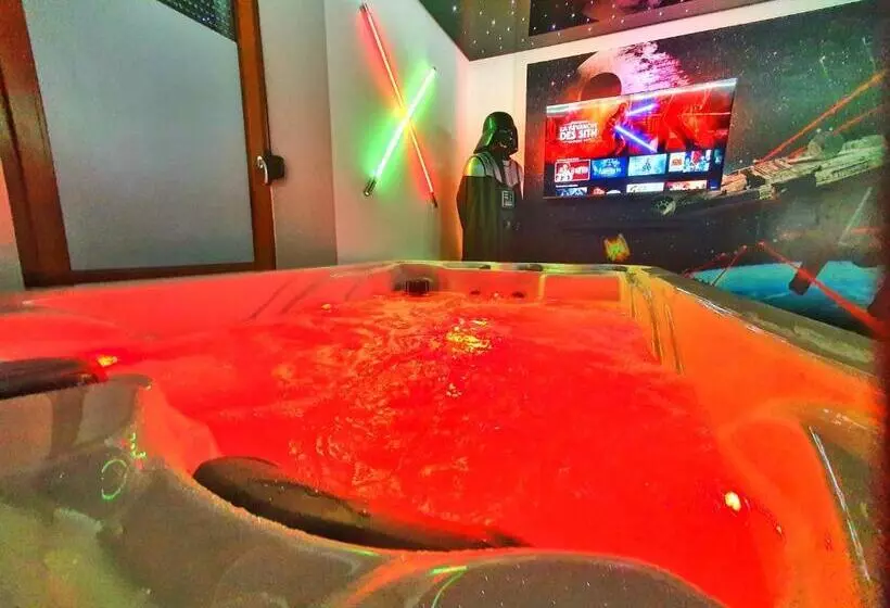 Galaxy Spa 4 Pers Jacuzzi Insolite Parking Jardin Clim Colmar