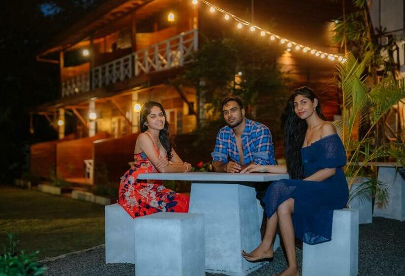 בית מלון כפרי Wood Lodge Mirissa