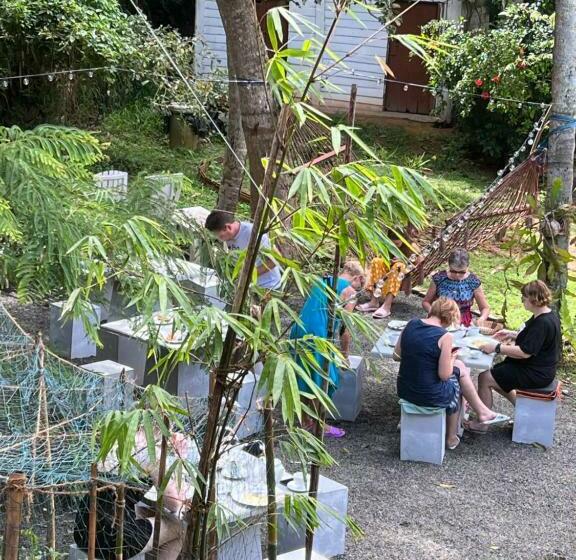 בית מלון כפרי Wood Lodge Mirissa