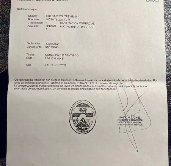 Buena Vista Trevelin Ii