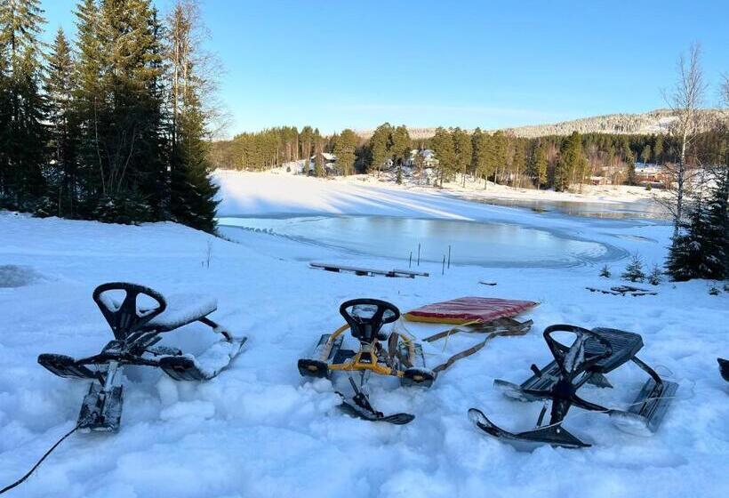 Villa Granhede  Sjöläge Med Badtunna, Eldstad Med Mera