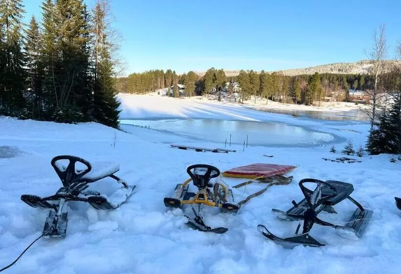 Villa Granhede  Sjöläge Med Badtunna, Eldstad Med Mera
