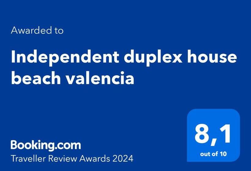 Independent Duplex House Beach Valencia
