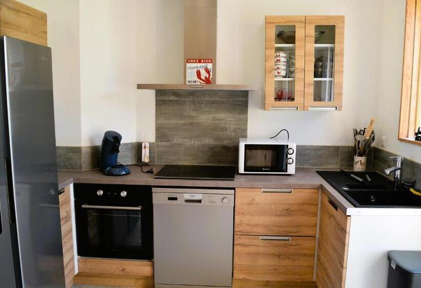 La Maison Penchée, Avec Jardin à 50m De La Plage