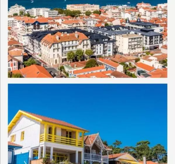 Appartement Vue Sur Baie Et Océan, 100 M De La Plage Et Du Centre Par Chemin Privé