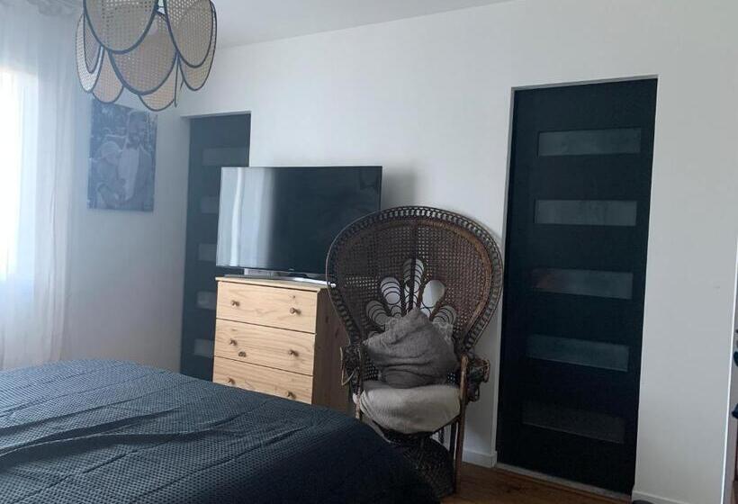 Villa Aux Palmiers,piscine 28°,pétanque,coeur Bassin