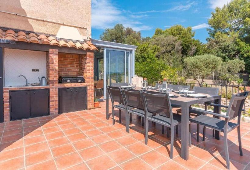 Villa Vue Mer Presqu Ile De Giens Avec Piscine