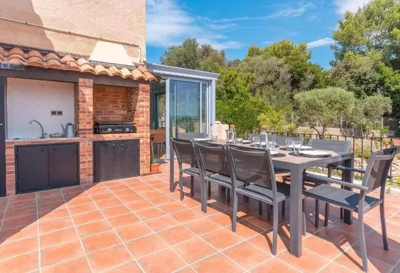 Villa Vue Mer Presqu Ile De Giens Avec Piscine