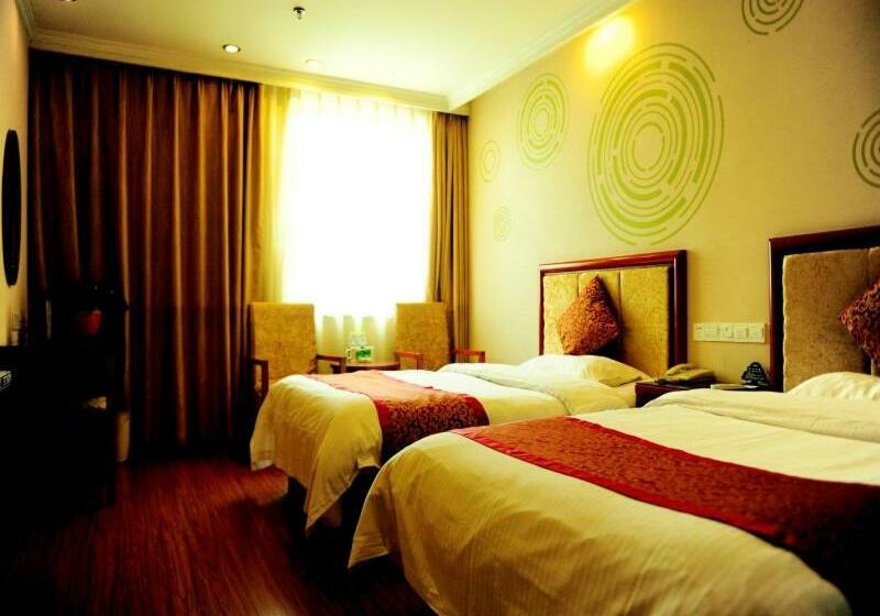 בית מלון כפרי Greentree Inn Jining Wenshang Baoxiang Temple Express