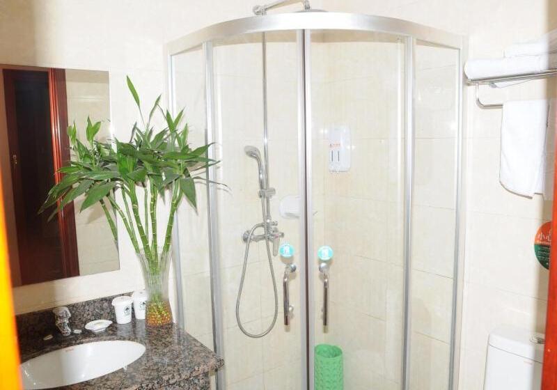 בית מלון כפרי Greentree Inn Jining Wenshang Baoxiang Temple Express