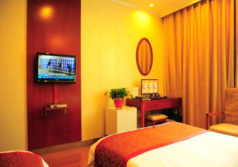 בית מלון כפרי Greentree Inn Jining Wenshang Baoxiang Temple Express