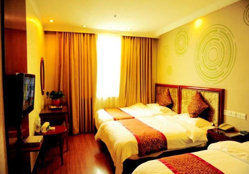 בית מלון כפרי Greentree Inn Jining Wenshang Baoxiang Temple Express