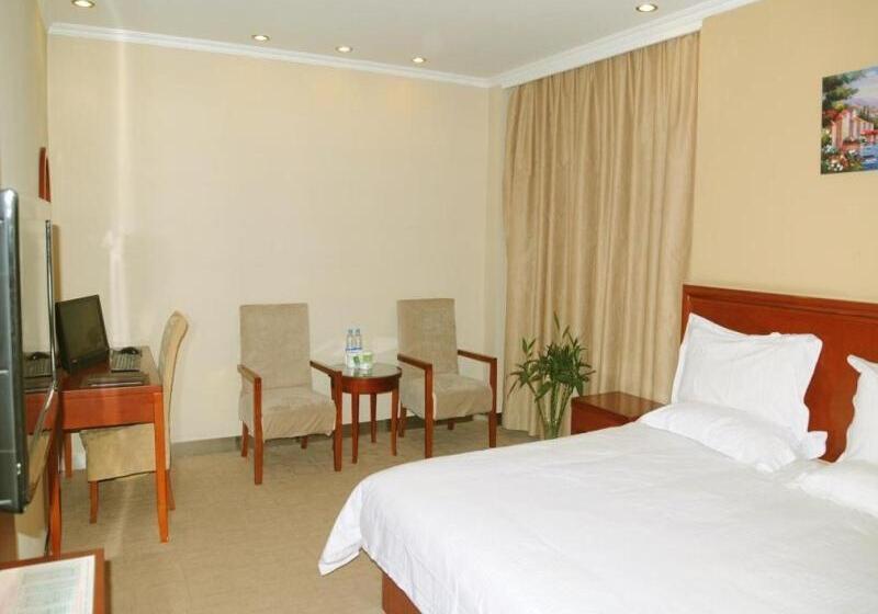 בית מלון כפרי Greentree Inn Jining Wenshang Baoxiang Temple Express